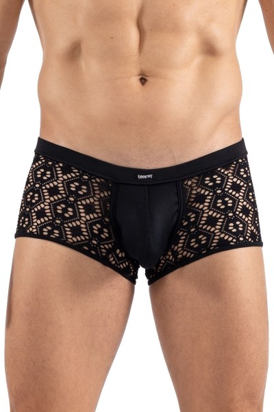 Schwarzer Boxer Shorts 2407-67 von Look Me