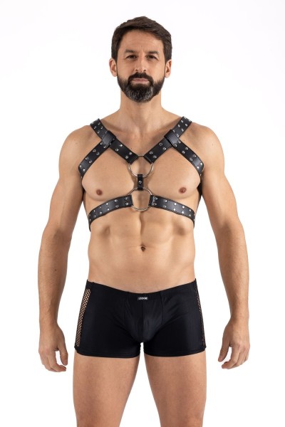 Schwarzer Schulter-Harness LM275019BLK von Look Me