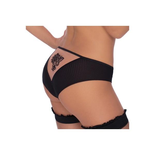 Mehendi Panty Schwarz/Beige - Róza