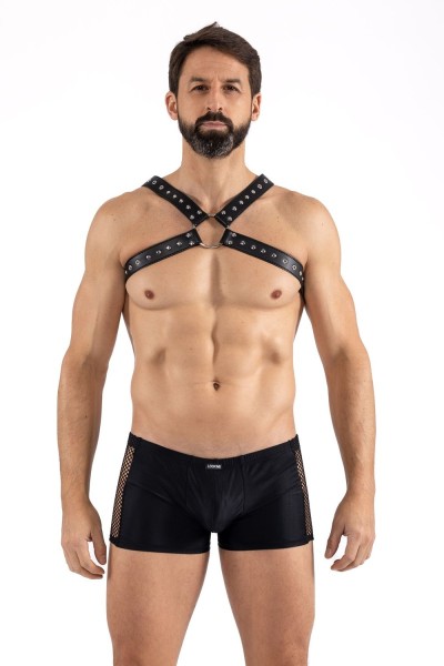 Schwarzer Schulter-Harness LM275016BLK von Look Me